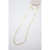 Ezme Zincir Kolye - 45 cm - Altın