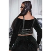 Fantazi Deri Göğüs Harness, Kadın Göğüs Üzeri Harness - Brf955