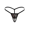 Fantazi İç Giyim Kadın Mini Siyah Fantezi G String