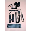 Fantazi Kırbaç Kelepçe Set, 6lı Set, Ayak - El Kelepçesi, Maske, Ağız Topu - Brf1308