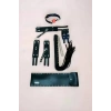 Fantazi Kırbaç Takım 4lü Set, El - Ayak Kelepçesi, Kırbaç, Ağız Topu - Brf1306