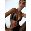 Fantazi Zincirli G-string Sütyen Külot Takımı Deri Harness - Brf1227