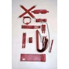Fantezi Kırbaç Kelepçe Set 7li Takım, Ayak - El Kelepçesi, Maske - Brf1310