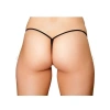 Fantezi Siyah Lame String Tanga