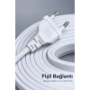 Fişli Şerit Aydınlatma Beyaz Işık 3 Metre