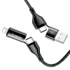 Floveme 4in1 Usb To Type C -type To Type Kablosu+iphone Başlık Usb 1m
