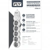 Fly 3394-01 5 Soket Akım Korumalı Priz 2.1a Anahtarlı 2mt Kablo (beyaz)(1923)