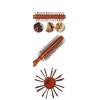 Fön Ve Tarama Fırçası Ahşap 2 Li Set
