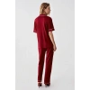 Freshness 324 Kadın 4lü Sabahlıklı Şorlu Pijama Takımı
