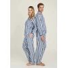 Freshness 4007 Kadın Uzun Kol Çizgili Gaffuriye Pijama Takımı