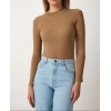 Full Likralı Fitilli Kaşkorse Body - Kahve -