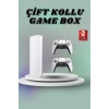 Game Box 3d Çift Oyun Kollu 4k Hd Ekran 20000den Fazla Oyun Seçeneği 2.4g Kablosuz