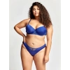 Garland Big Size Plunge Bra, Saks Mavi Konforlu Ve Şık Sütyen