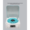 Gece Lambası Stereo Bluetooth Hoparlör Dijital Saatli Vintage Tasarım Çok Fonksiyonlu