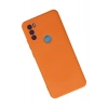 General Mobile GM 21 Plus Kılıf Nano içi Kadife Silikon - Turuncu