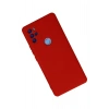 General Mobile GM 21 Pro Kılıf Nano içi Kadife Silikon - Kırmızı