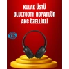 Geniş Frekans Aralıklı Bluetooth Kulak Üstü Kulaklık