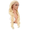 Gerçek Front Lace Dalgalı Platin Tül Peruk - 80-85cm