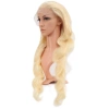 Gerçek Front Lace Dalgalı Platin Tül Peruk - 80-85cm