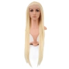 Gerçek Front Lace Düz Platin Tül Peruk - 80-85cm