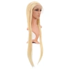 Gerçek Front Lace Düz Platin Tül Peruk - 85-90cm