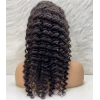 Gerçek Front Lace Tül Peruk - Derin Dalgalı - Doğal 60-65cm