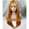 Gerçek Front Lace Tül Peruk - Düz - Bakır 70-75cm
