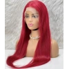 Gerçek Front Lace Tül Peruk - Düz - Kızıl 70-75cm