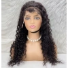 Gerçek Front Lace Tül Peruk - Kabarık Afro - Doğal 65-70cm