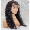 Gerçek Front Lace Tül Peruk - Kabarık Afro - Doğal 65-70cm