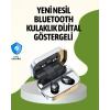 Gerçek Kablosuz Kulaklık – Bluetooth 5.0, Şarj Kutulu, Parmak İzi Kontrollü