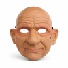 Gerçekçi Yaşlı Adam Maskesi – Lateks Görünümlü Plastik Korku Maskesi