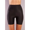 Girdle Hight Waist Micro Short Corset, İz Yapmayan Görünmez Yüksek Bel Paçalı Siyah Korse