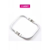 Gizli Metal Çanta Bursu – 3 Adet - 14 cm - Metal Çanta Aparatı Çanta Aksesuarı
