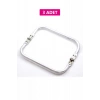 Gizli Metal Çanta Bursu – 3 Adet - 20 cm - Metal Çanta Aparatı Çanta Aksesuarı