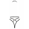 Göğüs Detaylı Fantezi Siyah Harness
