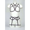 Göğüs Ve Jartiyer Kemerli Seksi Harness - Brf161