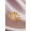 Gold Renk Metal Ayarlamalı Kadın Yüzük - TJ-BYK1558
