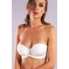 Golshan Gala Balconette Foam Cup Bra, Ekru Konforlu ve Şık Sütyen, Strapless