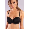Golshan Gala Balconette Foam Cup Lace Bra, Siyah Konforlu ve Şık Sütyen, Strapless