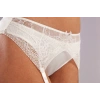 Golshan Gala Lace Garter Belt, Kadın Dantelli Ekru Jartiyer