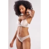 Golshan Garland Mini Slip, Kadın Güpürlü Ten Külot