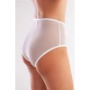 Golshan Gaspara Control Slip, Kadın Güpürlü Tül Ekru RenkYüksek Bel Külot