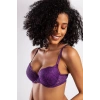 Golshan G.Colors Balconette Foam Push Up Bra, Mor Konforlu ve Şık Sütyen