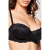 Golshan Gitana  Half Push Up Bra, Siyah Straplez Konforlu ve Şık Sütyen