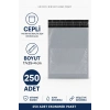 Gri Cepli Mini Boy Kargo Poşeti 17x25+4 Cm 250 Adet