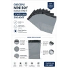 Gri Cepli Mini Boy Kargo Poşeti 17x25+4 Cm 250 Adet