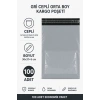 Gri Cepli Orta Boy Kargo Poşeti 30x37+5 Cm 100 Adet