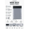 Gri Cepsiz Mini Boy Kargo Poşeti 17x25+4 Cm 250 Adet