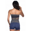 MARSİLYAN™ GRİ MI  5034 Fantazi Büstiyer Atlet Korse